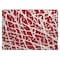 Homeroots 2' X 3' Red and White Abstract Washable Non Skid Indoor Outdoor Area Rug 559316 - alternate 8