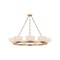 Troy Lighting Caelum 44.5in wide 9 Light Chandelier in Patina Brass F1345-PBR - alternate 1