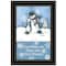 Homeroots Trendy Snowman 3 Black Framed Print Wall Art 406285 - alternate 1