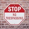 Signmission Stop No Trespassing, 6 Inch X 6 Inch, Plastic Sign OC-P-6-265 - alternate 5