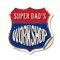 Signmission Super Dad's Workshop, 12 Inch X 12 Inch, Vinyl Decal SHI-D-12-489-SUPER DAD - alternate 1