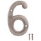 Prosource House Number, Character: 6, 4 in H Character, 2.28 in W Character N-Z046SN-PS - alternate 1