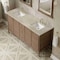 James Martin Vanities Kinnsden 72" Double Vanity, Weathered Oak w/ 3 CM Tajnar Eclos Top D680-V72-WTO-3TJR - alternate 6