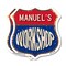 Signmission Manuel's Workshop, 6 inch X 6 inch, Plastic Sign, 2PK SHI-P-2PACK-6-489-MANUEL - alternate 1