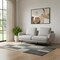 Homeroots Contempo Retro 78in Light Gray Loveseat 480890 - alternate 6