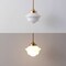Jonathan Y Kurtz 7.2" Adjustable Drop Metal/Glass LED Pendant, Brass Gold JYL3516A - alternate 7
