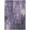 Homeroots 5' X 8' Purple And Ivory Abstract Washable Indoor Outdoor Area Rug 617657 - alternate 4