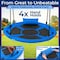Serenelife 40 in Saucer Swing, Blue SLSWNG901BL - alternate 4