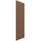 Ekena Millwork True Fit PVC Horizontal Slat Modern Style Fixed Mount Shutters, Burnt Toffee, 18W x 65H, PR TFP001HZ18X065BT - alternate 10