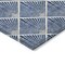 Homeroots 9' X 12' Navy Blue Gray And Ivory Geometric Washable Indoor Outdoor Area Rug 594729 - alternate 4