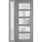 Vdomdoors Front Exterior Prehung FiberGlass Door Frosted Glass / Manux 8002 Grey Ash / Sidelight Exterior Win MANUX8002EXD-SS-W36+12 x H80-RH - alternate 4