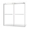 Fab Glass And Mirror Portofino 56-60in. W x 62in. H Double Sliding Frameless Shower Door with 3/8in. Thickness Cl SHPR60X62CH - alternate 1