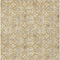 Homeroots 3' X 5' Gold Gray And Beige Floral Washable Indoor Outdoor Area Rug 595949 - alternate 4