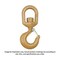 Mytee Products 2 PK Crosby L-322AN Swivel Hook w/Latch 7Ton WLL Swivel Lifting Hook, 1048859, 2PK SH-7T-CRx2 - alternate 5