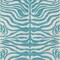 Homeroots 8' X 10' Teal Blue And Ivory Animal Print Washable Indoor Outdoor Area Rug 600663 - alternate 7