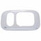 Ilc FREIGHTLINER COLUMBIA 12 YEAR 208 CHROME PLASTIC DOME LIGHT COVER COLUMBIA 12 YR208 CHRM DOME LT CVR - alternate 2
