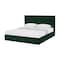 Homeroots Green Velvet Upholstered King Bed Frame 544830 - alternate 5