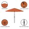 Pure Garden 10-Foot Patio Umbrella with Auto-Tilt and Base, Terracotta 50-LG1053B - alternate 5
