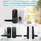 Wrightmaster 5 in 1 Corded Aluminum Smart Lock Deadbolt, Keyless Entry Door Lock with Fingerprint Digital, APP C ZR-06T-SR - alternate 7
