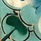 Homeroots 5" x 5" Blue And Green Vinyl Arabesque Peel And Stick Removable Tiles 572060 - alternate 6