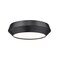 Z-Lite Quasars Matte Black 1 Light Flush Mount 7701F12-MB-LED - alternate 1