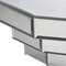 Homeroots 16in Silver Mirrored Glass Hanging Dimensional Floating Shelf 384172 - alternate 5