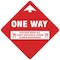 Signmission One Way Arrow 2 Cart Distance Non-Slip Floor Graphic, 16" x 16", FD-2-X-16-99982 FD-2-X-16-99982 - alternate 1