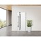 Vdomdoors Steel Door Deux 1713 White Enamel Stainless Inserts Single Modern Painted-W36xH80-Left Inswing DEUX1713EXD-BEM-W36 x H80-Left-hand Inswing - alternate 6