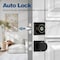 Wrightmaster 3 in 1 Aluminum Smart Lock Deadbolt with App Biometric Door Knob, Keyless Entry Door Lock, in Black ZR-B1 - alternate 6