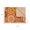 Homeroots 50" X 70" Orange And Yellow Floral Cotton Quilted Kantha Throw Blanket with Embroidery 544513 - alternate 6