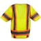 Pip ANSI Type R Class 3 Two-Tone Ten Pocket Surveyors Tech Vest 303-0700-LY/M - alternate 2