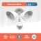 Bulbrite Motion Sensor / Dusk-To-Dawn Wired Outdoor 2-Head LED Security Flood Light, White 773702 - alternate 5