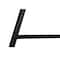 Homeroots 47" Black Wood and Metal Sled Computer Desk 489850 - alternate 6