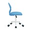Homeroots Blue and White Adjustable Height Swivel Rolling Office Chair 719264 - alternate 5