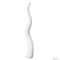 Uniquewise 51in Tall Animal Horn Shape Floor Vase: Elegant Ceramic White Accent for Entryway, Dining, or QI004040.W.M - alternate 1