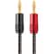 Monoprice Braided Speaker Wire, Banana Plug, 3 ft. 15519 - alternate 1