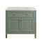 James Martin Vanities Chicago 36 in. Single Vanity, Smokey Celadon, w/ 3 CM Eternal Jasmine Pearl Silestone Top 503-V36-SC-3EJP - alternate 3
