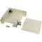 Legrand Flat Elbow Raceway, 4000 Series, 1 Channel, 4-3/4 in W, 1-1/2 in H, 4-3/4 in L, Ivory V4011 - alternate 1