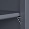 Sandusky Lee Solid Door Storage Cabinet, 36 in W, 78 in H, 24 in D, Dark Gray TAWR362472-02 - alternate 5