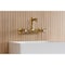 Kingston Brass Double-Handle Wall Mount Bathroom Faucet, Brushed Brass KS7257BEX - alternate 4