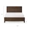 Homeroots Espresso Solid Wood Twin Bed Frame 490286 - alternate 6