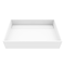 Vigo Montauk Modern White Matte Stone 23 in. L x 15 in. W x 5 in. H Rectangular Vessel Bathroom Sink VG04026 - alternate 1