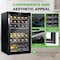 Nutrichef 33 Bottle Wine Fridge, Black PKCWCDS335 - alternate 3