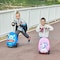 Gopowerbike GoVoyage 3-Wheel Kids Luggage Scooter with Light-Up Wheels KLG1B - alternate 9