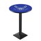 Holland Bar Stool Co 42" Blk Wrinkle U.S. Air Force Pub Table, 36" dia. Top L217B4236AirFor - alternate 1