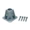 Mytee Products 4 inX4 in Steel Safety Railing Single Mounting Socket for Construction Sites, 4PK SRSSKT-44x4 - alternate 7