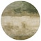 Homeroots 8' Fern Green And Beige Round Abstract Washable Indoor Outdoor Area Rug 603019 - alternate 6