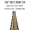 Drill America No 3 HSS Black & Gold Step Drill Bit (1/4" - 3/4" by 1/16") STE3 - alternate 7