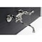 Kingston Brass Double-Handle Wall Mount Bathroom Faucet, Polished Nickel KS316PN - alternate 2