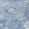 Homeroots 8' Navy Blue And Denim Blue Round Medallion Washable Indoor Outdoor Area Rug 589034 - alternate 5